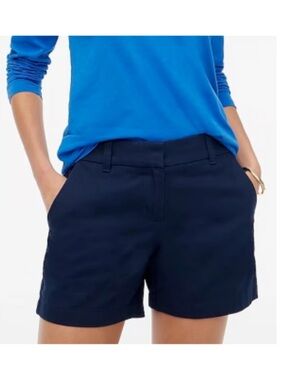 J. Crew Navy Chino Bermuda Shorts